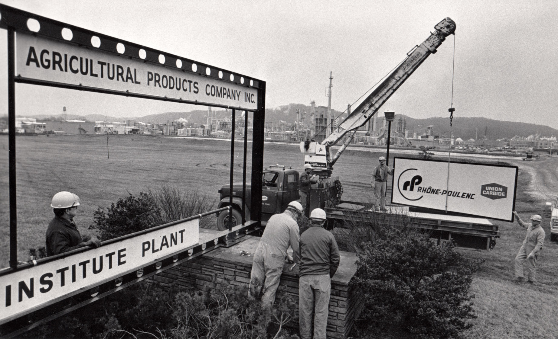 Vintage West Virginia: Rhone Poulenc sign